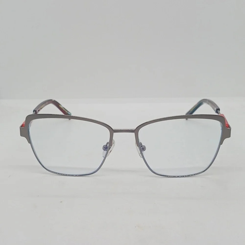 NWOT RX-ABLE COCO AND BREEZY EYEGLASS FRAMES FAMILIAR RED SILVER